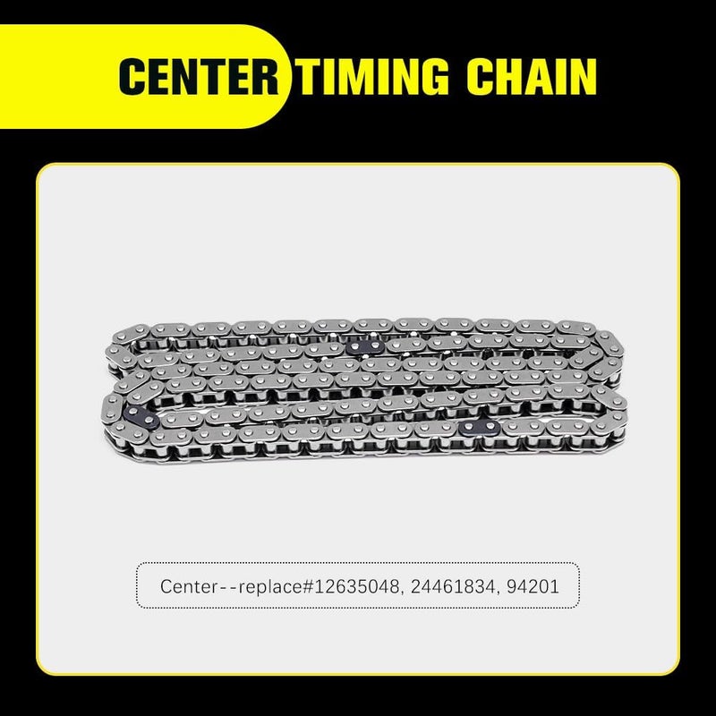 loosoo Engine Timing Chain Kit W/VVT Sprocket Compatible with Chevrolet Equinox/Malibu 2009-2017, Buick LaCrosse/Regal 2011-2017, Pontiac G5 2009-2010, GMC Terrain 2011-2017 2.2L 2.4L 4Cyl - Image 3